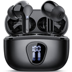 I53 Bluetooth 5.4 Wireless Earbuds with HiFi Stereo, ENC Mic & LED Display for Workout