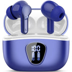 I53 Bluetooth 5.4 Wireless Earbuds with HiFi Stereo, ENC Mic & LED Display for Workout