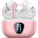 I53 Bluetooth 5.4 Wireless Earbuds with HiFi Stereo, ENC Mic & LED Display for Workout
