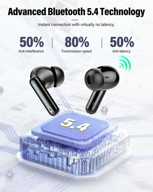 A90 Pro Bluetooth Wireless Earbuds – Deep Bass & Clear Calls
