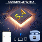 J53 Bluetooth 5.4 Wireless Earbuds with LED Display