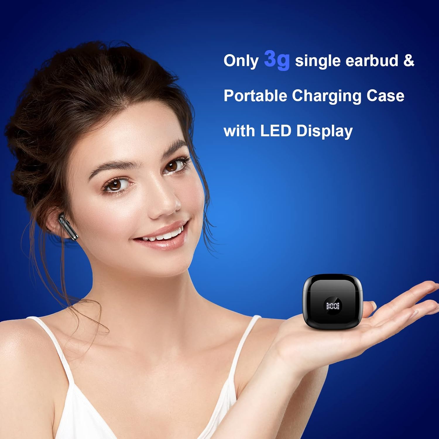 J53 Bluetooth 5.4 Wireless Earbuds with LED Display