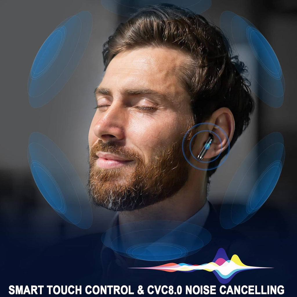 J53 Bluetooth 5.4 Wireless Earbuds with LED Display