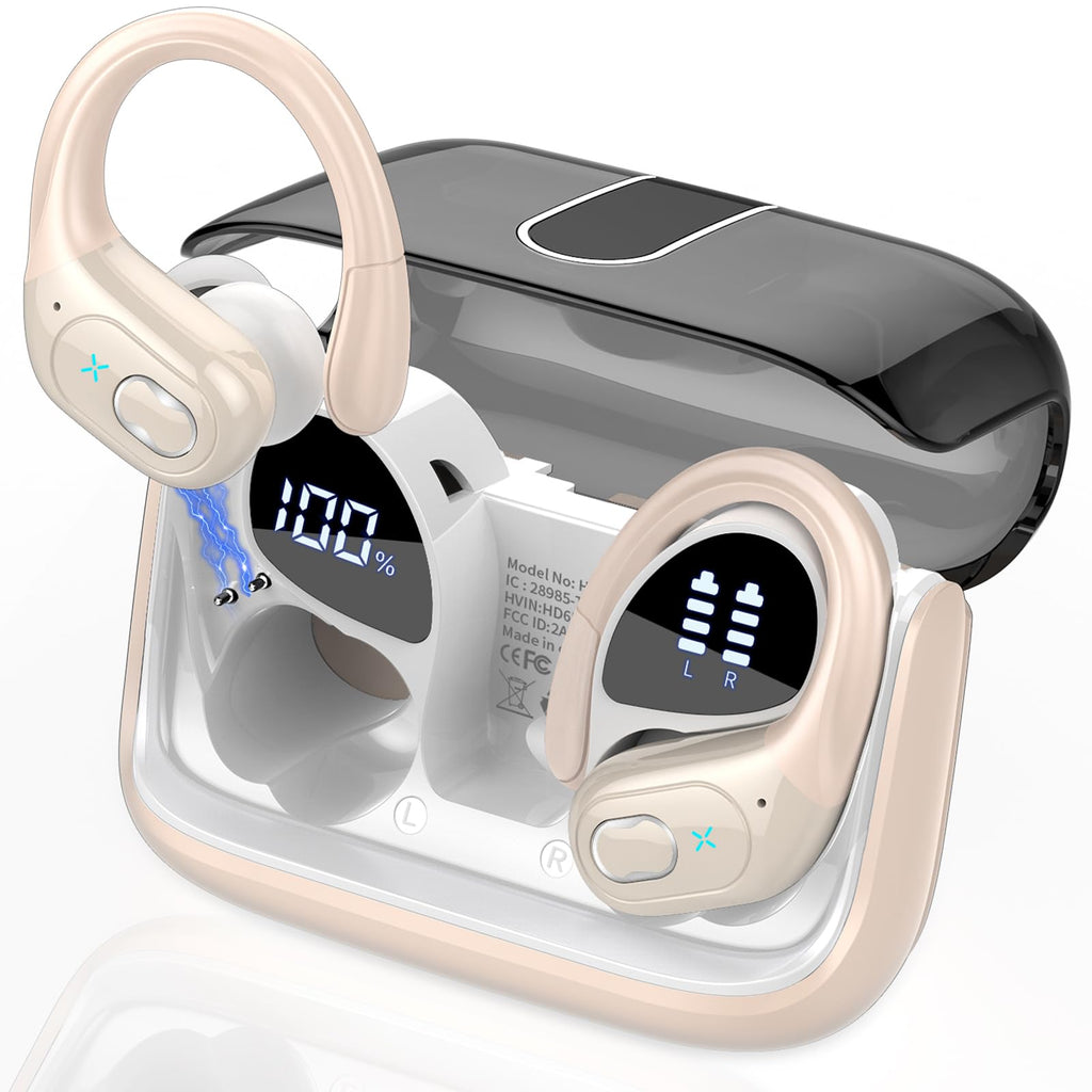 HD65 Bluetooth 5.4 Wireless Earbuds for Sports