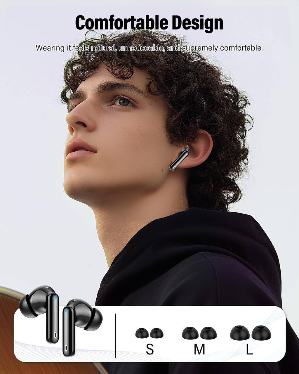 A90 Pro Bluetooth Wireless Earbuds – Deep Bass & Clear Calls