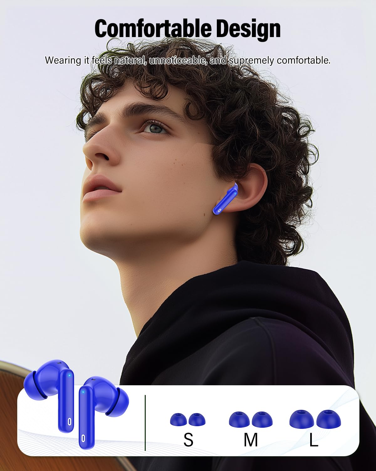 A90 Pro Bluetooth Wireless Earbuds – Deep Bass & Clear Calls