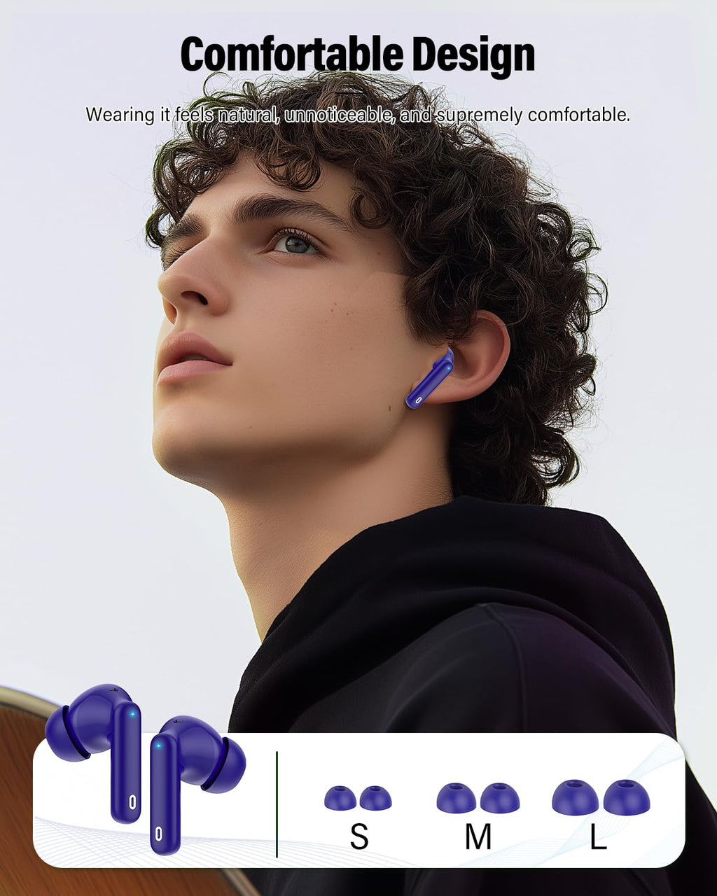 A90 Pro Bluetooth Wireless Earbuds – Deep Bass & Clear Calls