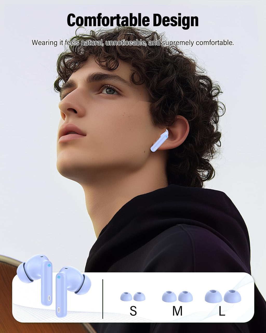 A90 Pro Bluetooth Wireless Earbuds – Deep Bass & Clear Calls