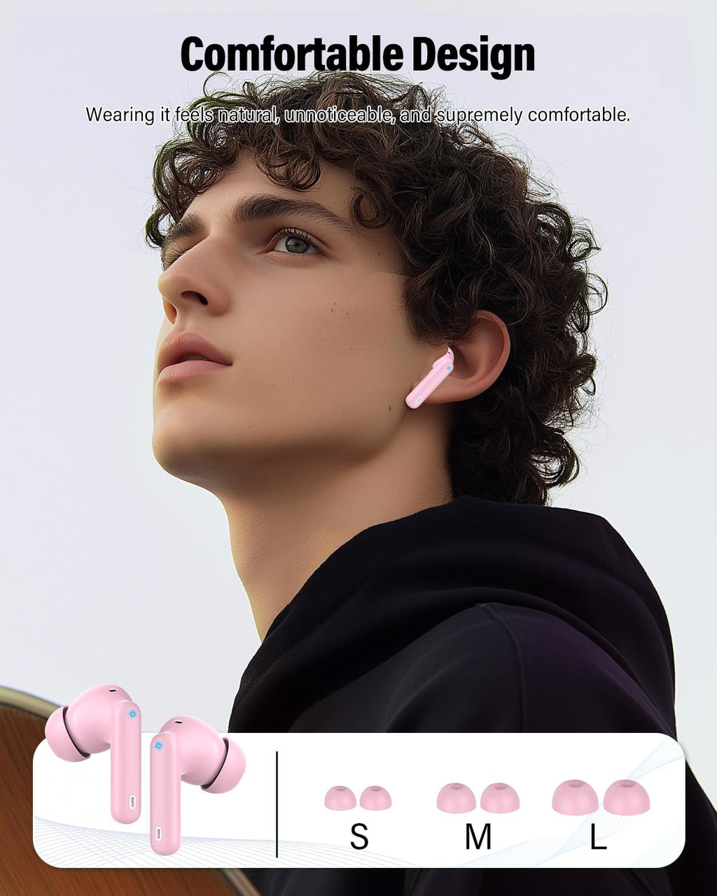 A90 Pro Bluetooth Wireless Earbuds – Deep Bass & Clear Calls