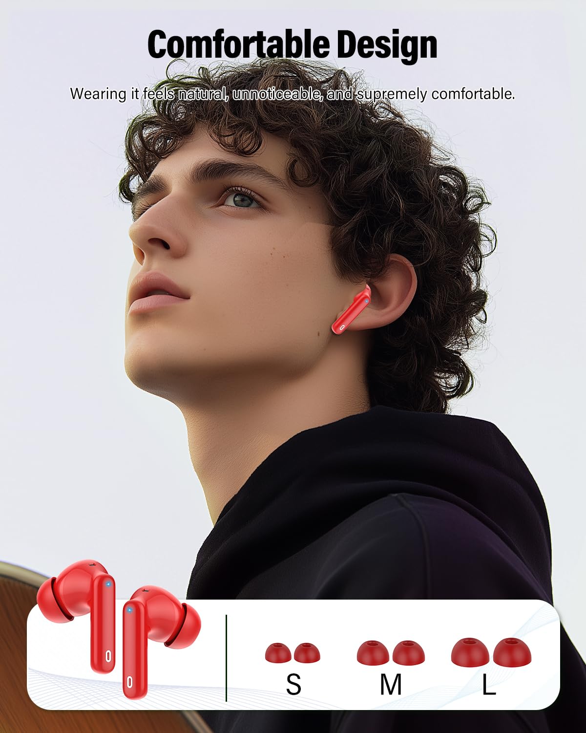 A90 Pro Bluetooth Wireless Earbuds – Deep Bass & Clear Calls