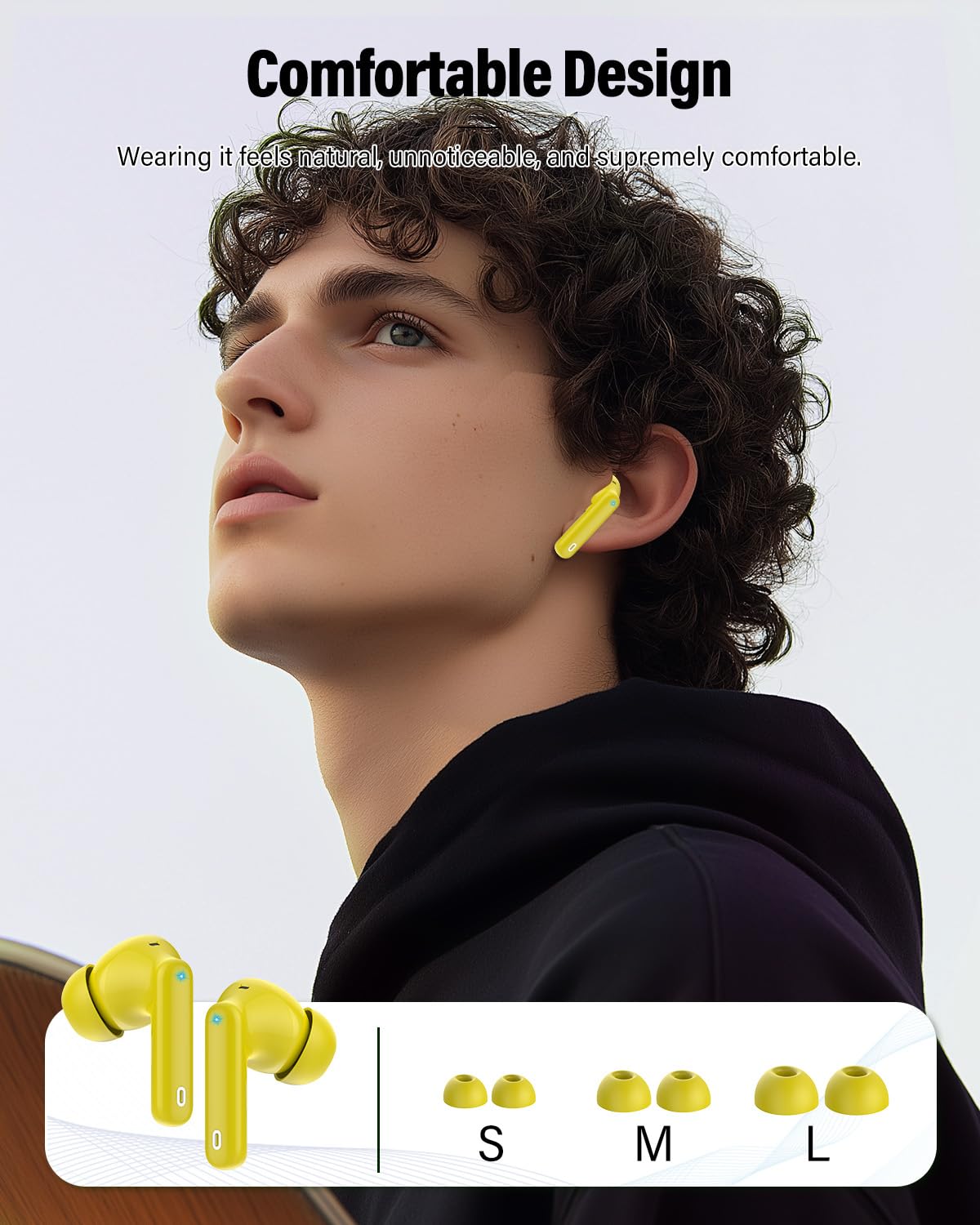 A90 Pro Bluetooth Wireless Earbuds – Deep Bass & Clear Calls