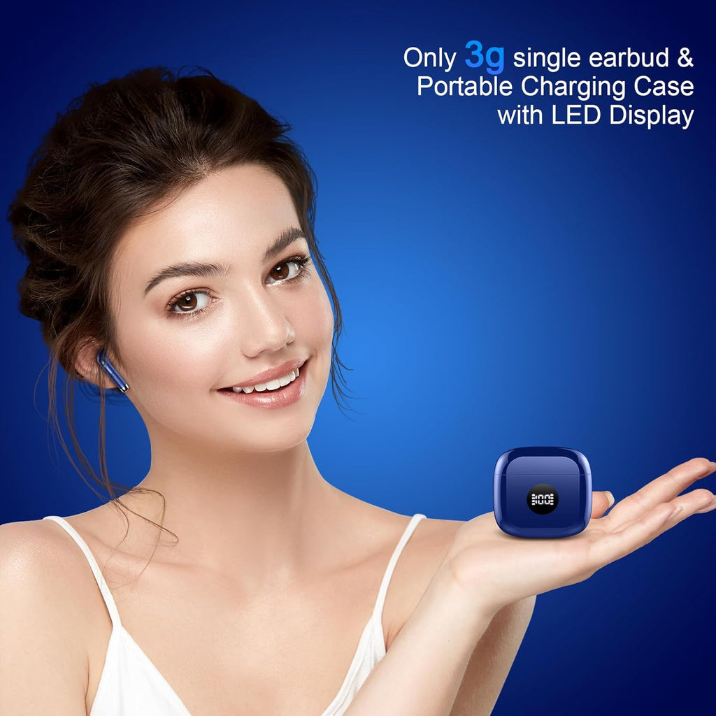 J53 Bluetooth 5.4 Wireless Earbuds with LED Display