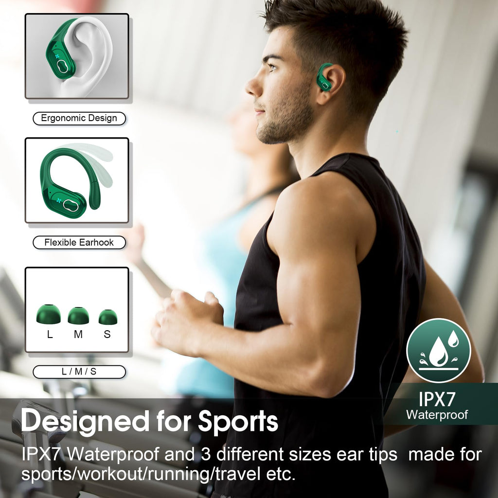 HD65 Bluetooth 5.4 Wireless Earbuds for Sports