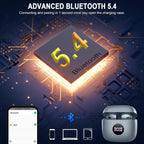 J53 Bluetooth 5.4 Wireless Earbuds with LED Display