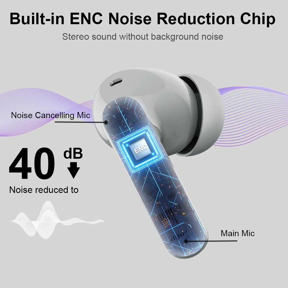 A90 Pro Bluetooth Wireless Earbuds – Deep Bass & Clear Calls