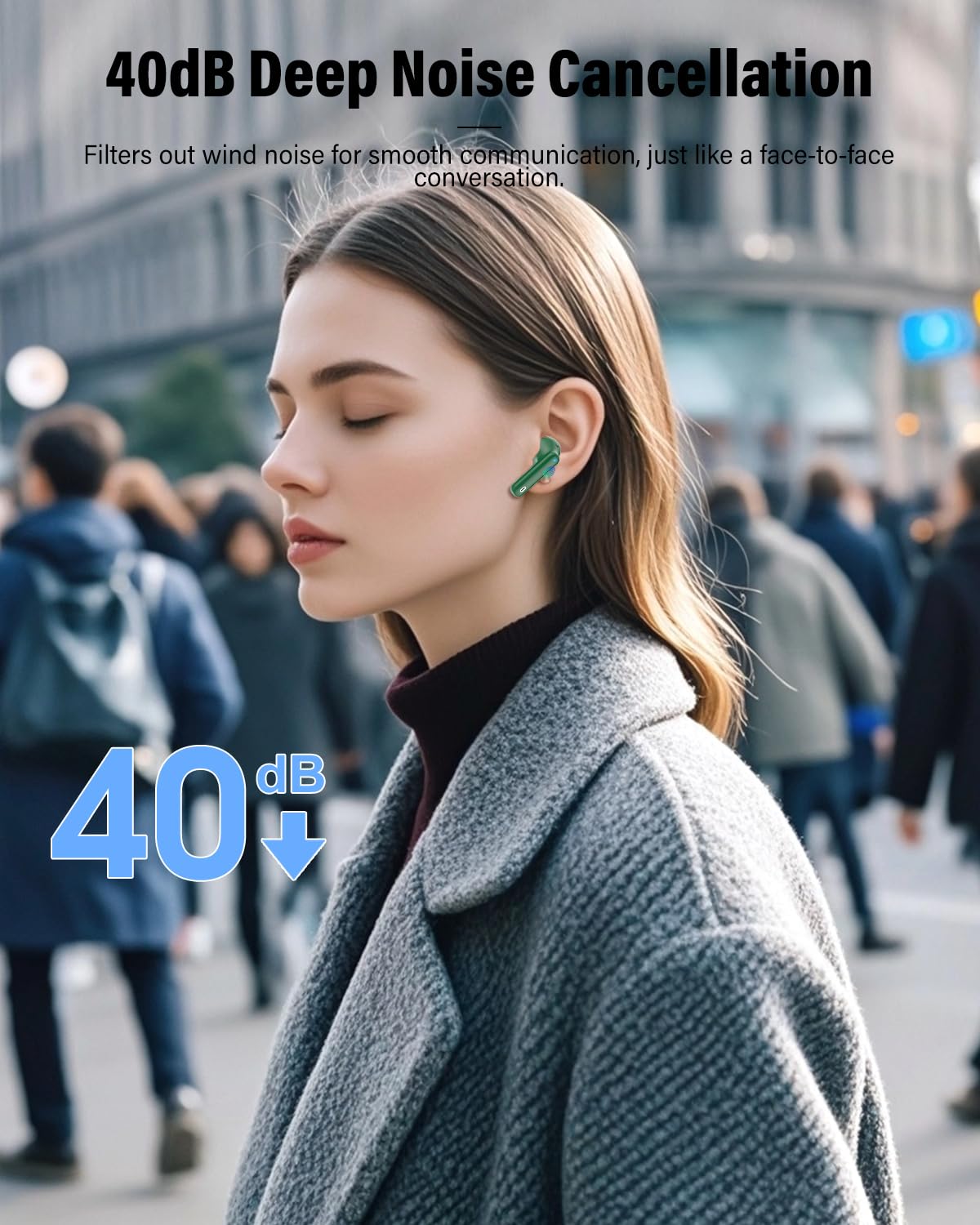 A90 Pro Bluetooth Wireless Earbuds – Deep Bass & Clear Calls