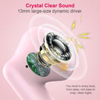 J51 Bluetooth 5.4 Wireless Earbuds with Deep Bass, ENC Calls & 32H Playtime
