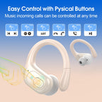 HD65 Bluetooth 5.4 Wireless Earbuds for Sports