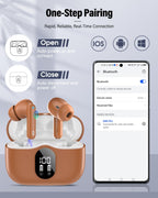 A90 Pro Bluetooth Wireless Earbuds – Deep Bass & Clear Calls