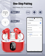 A90 Pro Bluetooth Wireless Earbuds – Deep Bass & Clear Calls