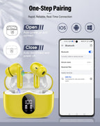 A90 Pro Bluetooth Wireless Earbuds – Deep Bass & Clear Calls
