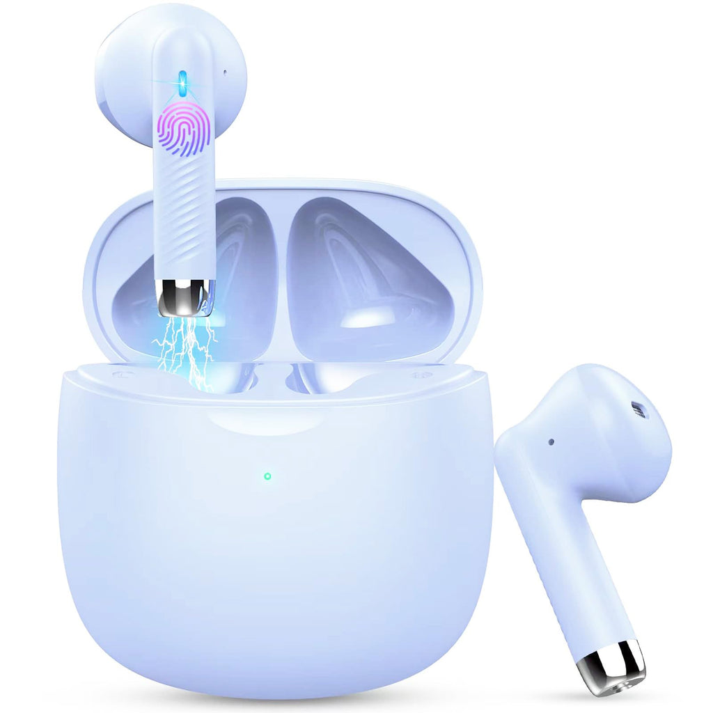 J51 Bluetooth 5.4 Wireless Earbuds with Deep Bass, ENC Calls & 32H Playtime
