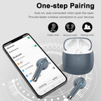 J51 Bluetooth 5.4 Wireless Earbuds with Deep Bass, ENC Calls & 32H Playtime