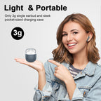 J51 Bluetooth 5.4 Wireless Earbuds with Deep Bass, ENC Calls & 32H Playtime