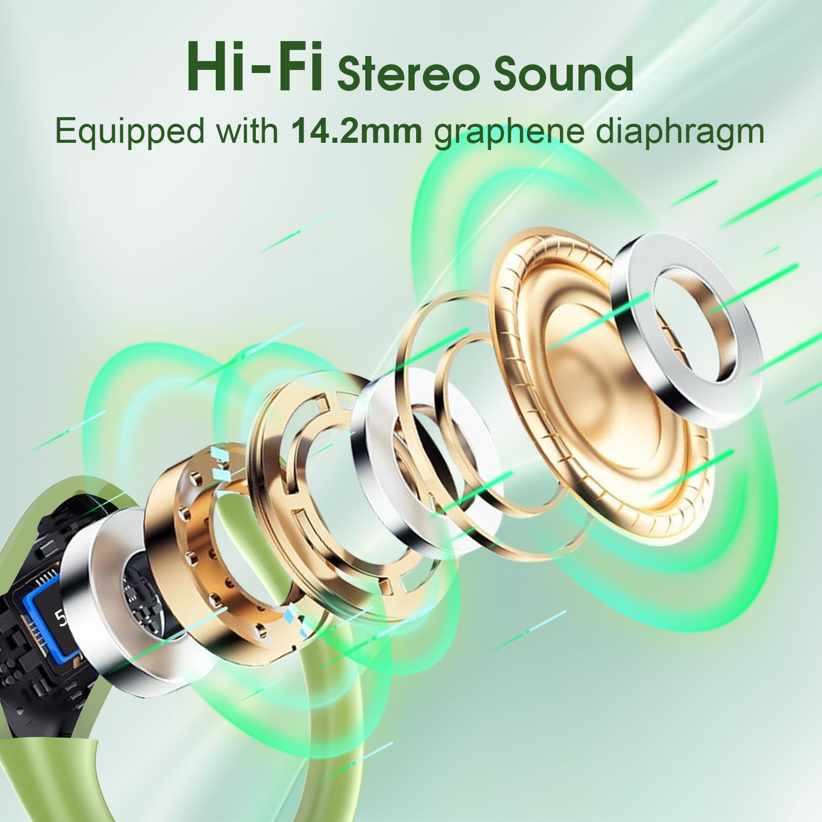 HD65 Bluetooth 5.4 Wireless Earbuds for Sports