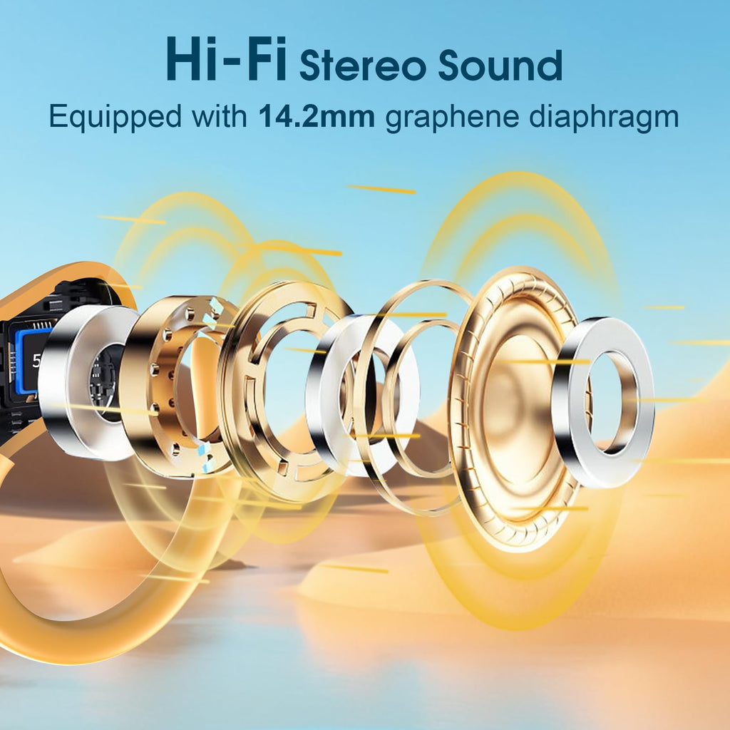 HD65 Bluetooth 5.4 Wireless Earbuds for Sports