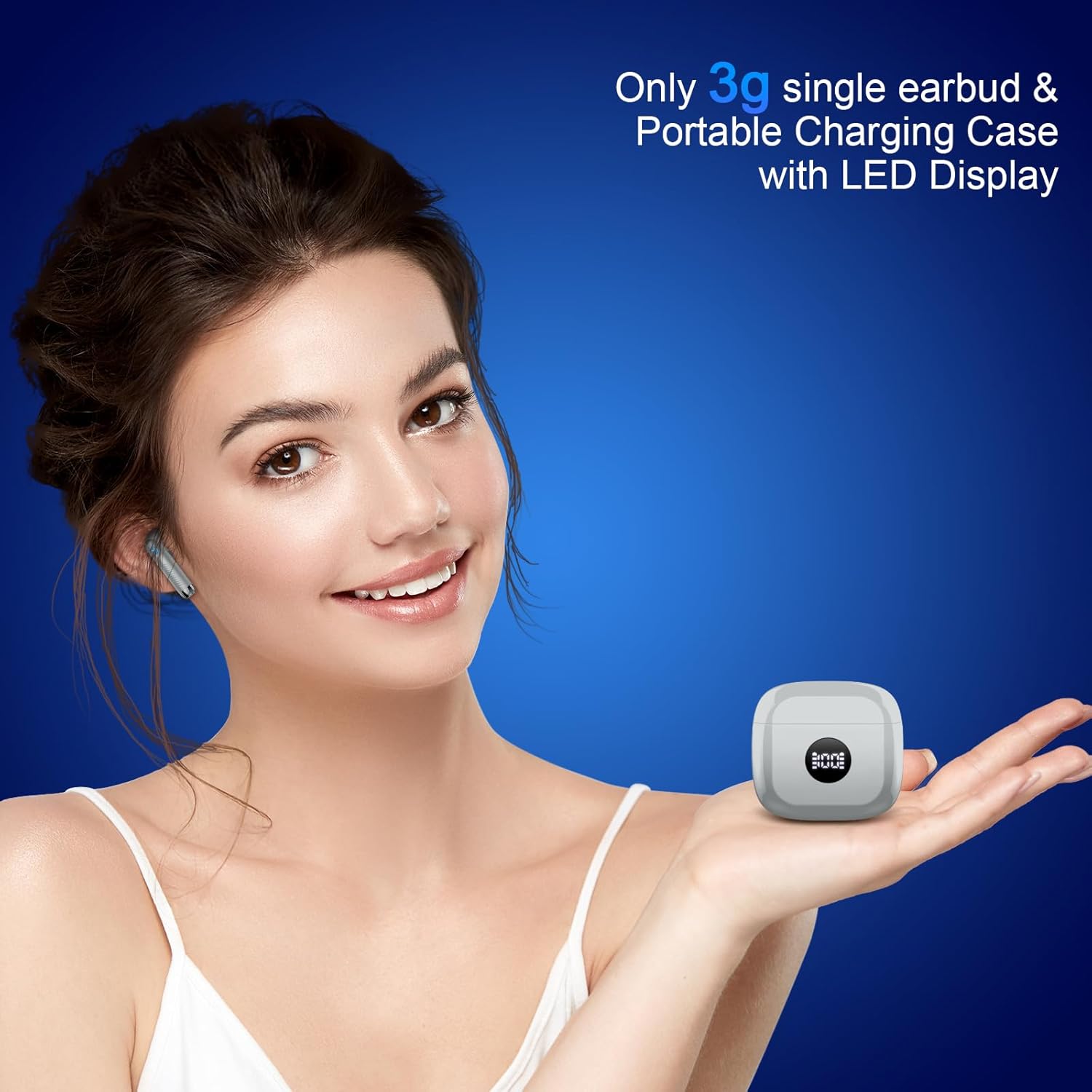 J53 Bluetooth 5.4 Wireless Earbuds with LED Display