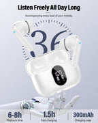 A90 Pro Bluetooth Wireless Earbuds – Deep Bass & Clear Calls