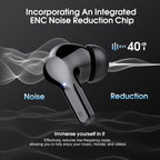 I53 Bluetooth 5.4 Wireless Earbuds with HiFi Stereo, ENC Mic & LED Display for Workout