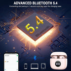 J53 Bluetooth 5.4 Wireless Earbuds with LED Display