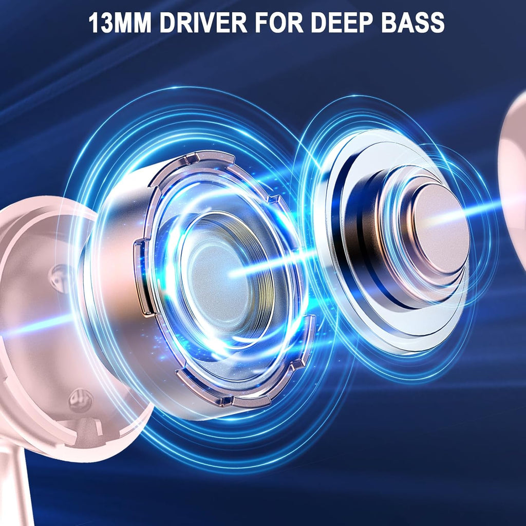 J53 Bluetooth 5.4 Wireless Earbuds with LED Display
