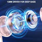 J53 Bluetooth 5.4 Wireless Earbuds with LED Display