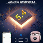 J53 Bluetooth 5.4 Wireless Earbuds with LED Display