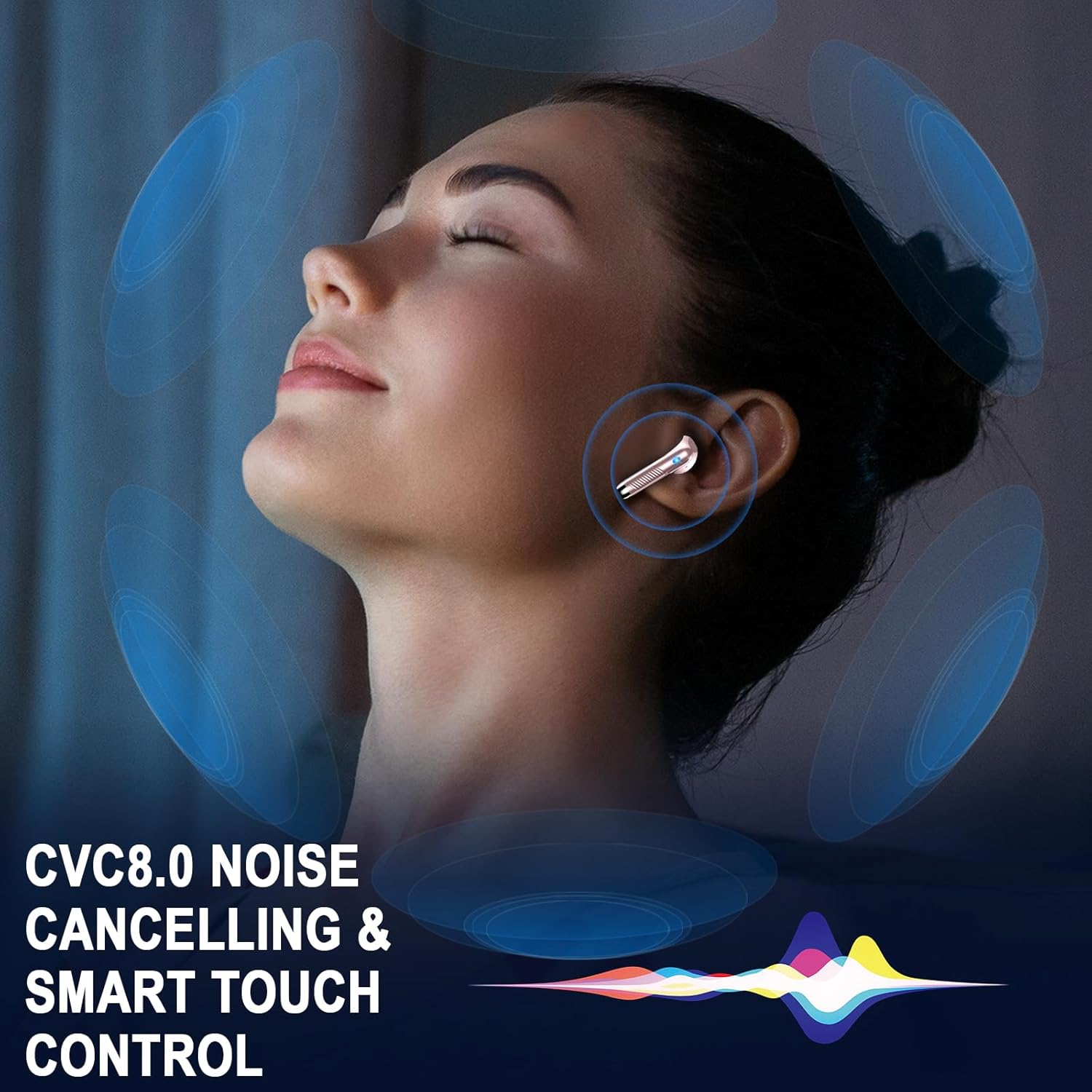 J53 Bluetooth 5.4 Wireless Earbuds with LED Display