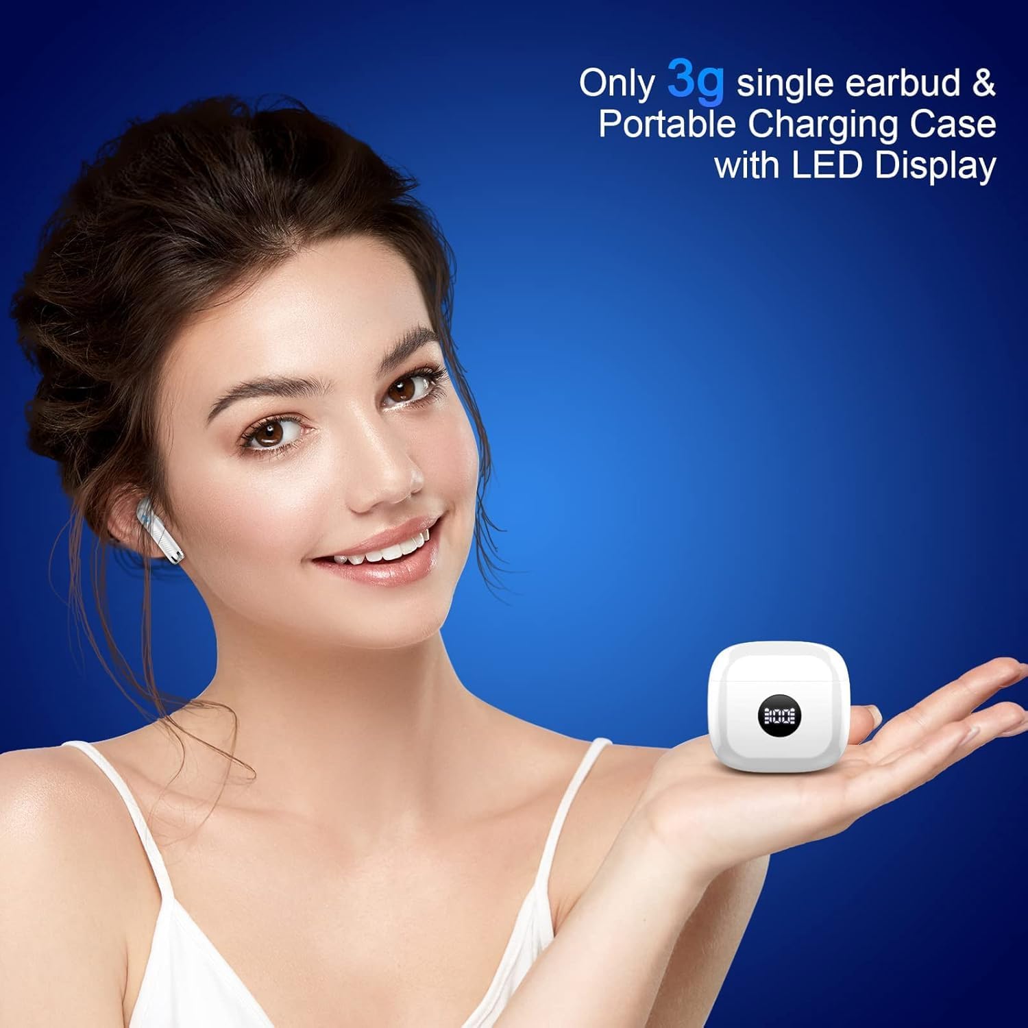 J53 Bluetooth 5.4 Wireless Earbuds with LED Display