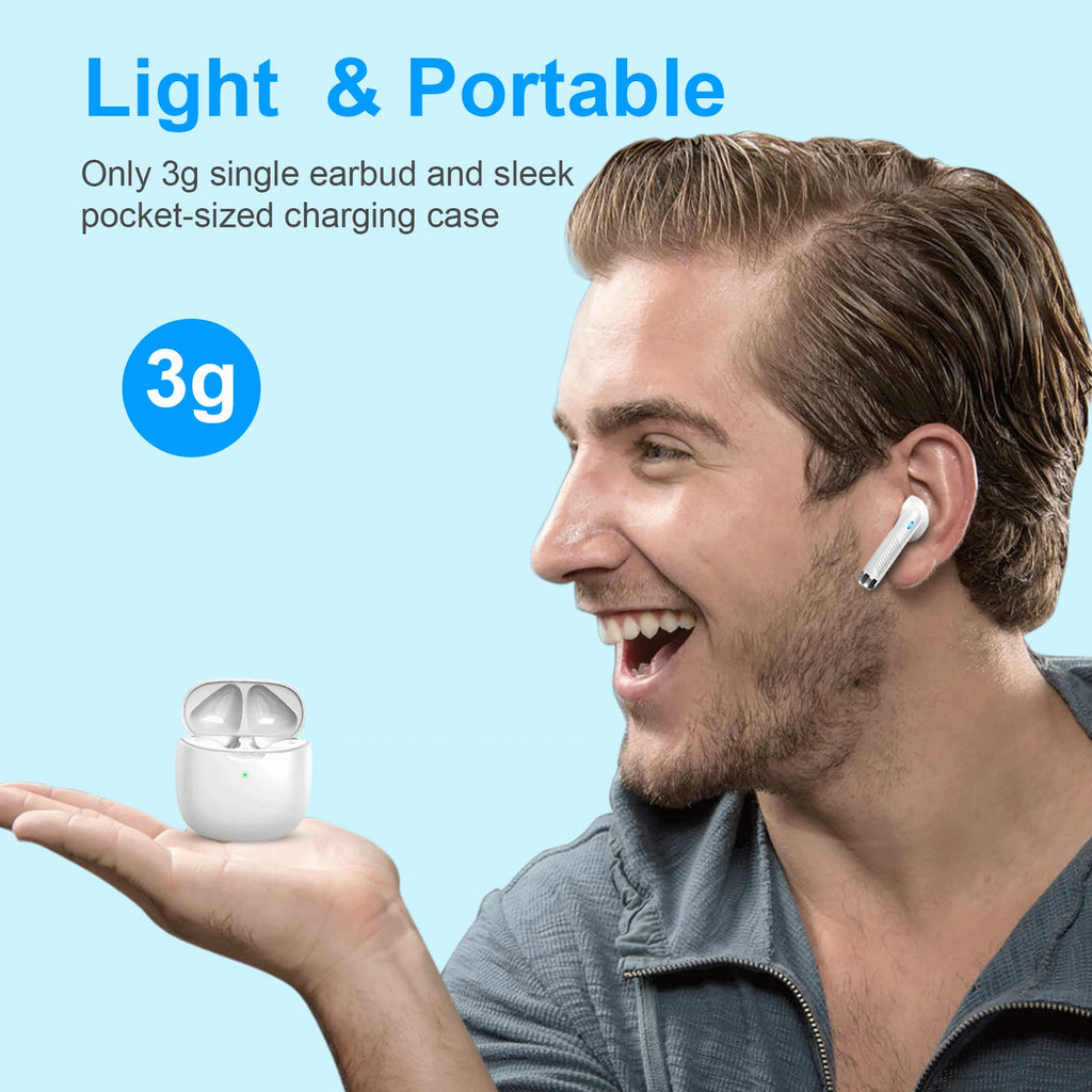 J51 Bluetooth 5.4 Wireless Earbuds with Deep Bass, ENC Calls & 32H Playtime