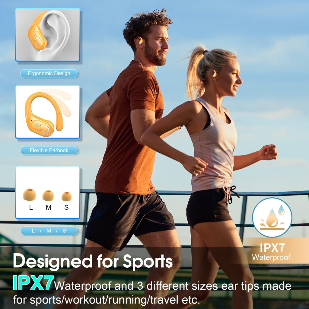 HD65 Bluetooth 5.4 Wireless Earbuds for Sports